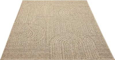 Produktbild von Outdoorteppich Terasse Balkon Indoor Robust Teppich Jute-Look