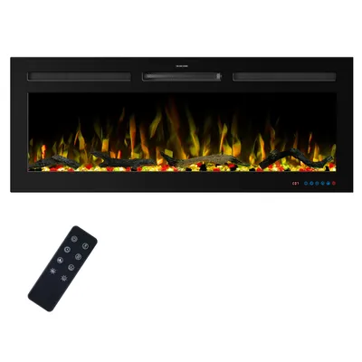 Produktbild von Parrot Uncle Moderner 42 Zoll Elektrokamin mit Smart-Home Steuerung & 2-Stufen-Heizung, 13 Flammenfarben