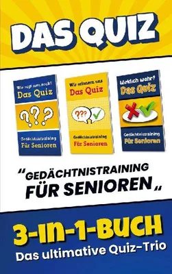 Produktbild von Das Quiz 3-in-1-Buch - Gedächtnistraining für Senioren