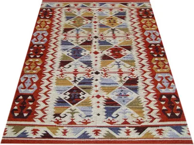Imagen del producto de Kelim clásico 17014, diseño multicolor (155 x 240 cm)