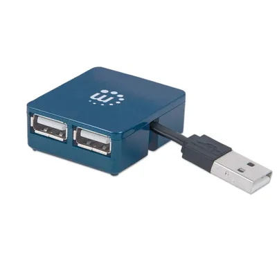 Zdjęcie produktu dla Manhattan 160605, USB 3.2 Gen 1 (3.1 Gen 1) Type-A, USB 3.2 Gen 1 (3.1 Gen 1) Type-A, 480 Mbit/s, Czarny, Plastik, FCC CE RoHS WEEE