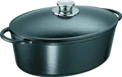 Produktbild von Bräter 34 cm Rustika, schwarz