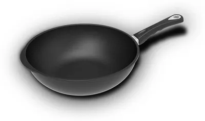 Image de AMT Gastroguss Wok 32cm avec manche hauteur 10cm