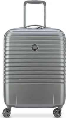 Image de DELSEY PARIS trolley Caumartin + 4 Double Rolls Cabin Trolley 55 Slim Line Grey gris