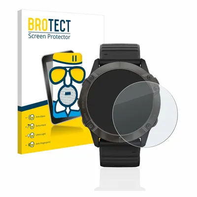 Produktbild von BROTECT Entspiegelungs Schutzglas für Garmin Fenix 6X Pro Schutzfolie Panzer Folie Glas Display Schutz matt