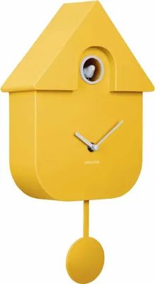 Produktbild von Karlsson - Kuckucksuhr Modern Cuckoo - Gelb - 8.5x21.5x41cm