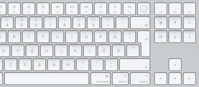 Immagine prodotto di Apple Magic tastiera Universale USB + Bluetooth QWERTY Svedese Bianco