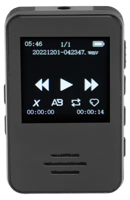 Immagine prodotto di Registratore vocale digitale, lettore MP3 Bluetooth, registratore attivato dalla voce con riproduzione