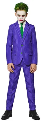 Produktbild von SuitMeister Boys The Joker Kostüm Anzug für Kinder Kindergröße: 98-116