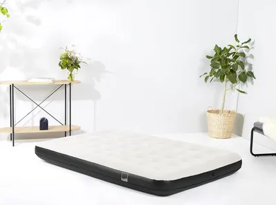 Produktbild von Famanu Luftbett 2 Personen 191 x 137 x 22 cm - komfortables Luftbett für Camping und Zuhause
