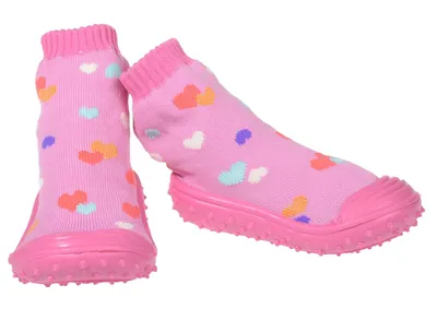 Produktbild von Baby Hausschuhe Herz Rosa 20