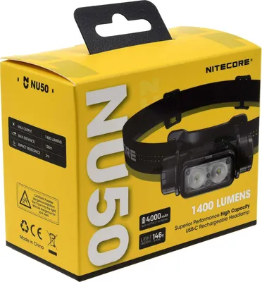 Produktbild von Nitecore Flashlight NU50 LED Stirnlampe akkubetrieben 1400 lm NC-NU50