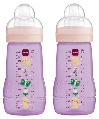 Produktbild von MAM 9995742220 EASY Active PP Bottle 270ML Baby-Flasche + Sauger, 270ml Fassungsvermögen, -frei