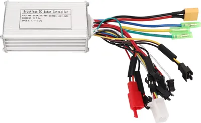 Immagine prodotto di Controller sinusoidale a 3 modalità, sistema di controllo motore brushless a corrente continua per biciclette elettriche, 24 V, 36 V, 48 V, 17 A
