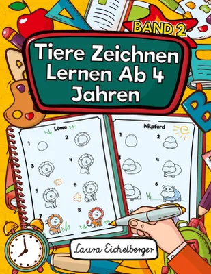 Produktbild von Tiere Zeichnen Lernen Ab 4 Jahren
