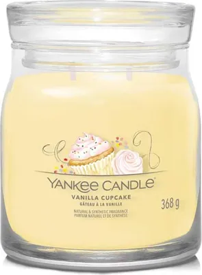 Produktbild von Yankee Candle Vanilla Cupcake, Rund, Gelb, Schokolade, Cocoa, Zucker, Vanille, 50 h, 1 Stück(e)