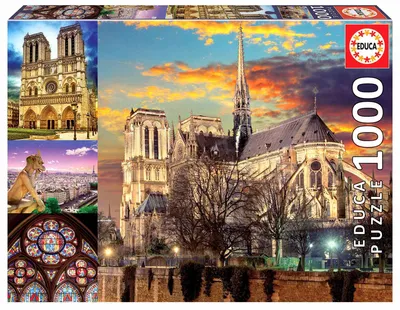 Obrázok produktu pre Educa Puzzle. Koláž Notre Dame 1000 dielikov