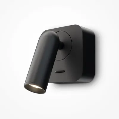 Immagine prodotto di Applique Da Parete Moderno Interno Mirax Metallo Nero Luce Led Integrato 3W