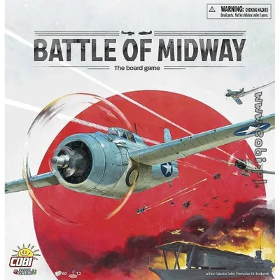 Image de COBI jeu de stratégie Battle of Midway, jeu de plateau, jeu de tactique, avions, plastique, 60 pièces, 22105