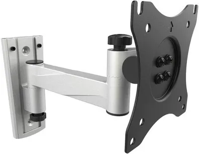 Image de Bras de support pour écran de 13 à 27 pouces, VESA 75 x 75 mm, 100 x 100 mm, montable au mur