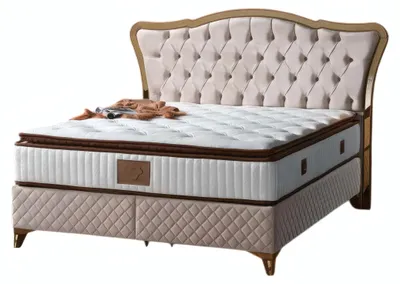 Produktbild von Bett Schlafstelle Schlaflager Komfortbett Zweibett Großbett Komfortdoppelbett