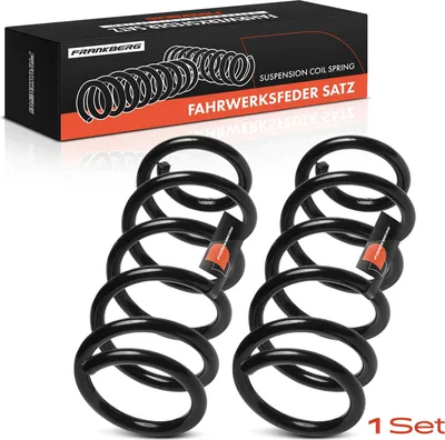 Image de Frankberg 2x Ressort de Suspension Essieu Arrière pour VW Golf 7 5G1 Skoda Octavia III 5E3 2012-2020