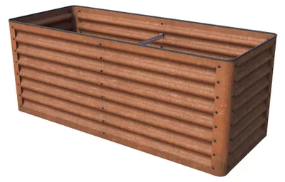 Immagine prodotto di Orto rialzato LUCA in acciaio corten di GFP Primeyard, 150x60x60 cm - orto stabile con effetto ruggine naturale e protezione sicura degli angoli, utilizzabile tutto l'anno