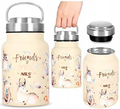 Image de Nils Camp NC3806 Gourde Acier Isolante 520ml Forest