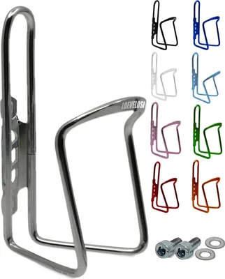 Produktbild von LOEVELOSI Alu Trinkflaschenhalter Rennrad Flaschenhalter Getränkehalter Silber