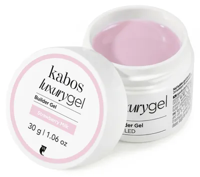 Produktbild von Kabos Luxury Builder Gel UV/LED Aufbaugel für Gelnägel 30g | Strawberry Milk