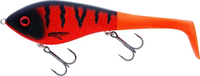 Produktbild von Westin Swim Tail Hybrid 12cm 62g Suspending 1 Body 2 Tails Fire