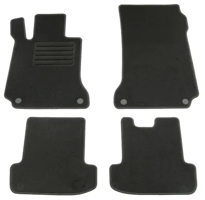 Fußmatten-Set für Mercedes E-Klasse Coupe/ Cabrio, 04/2013-03/2017, 4-teilig