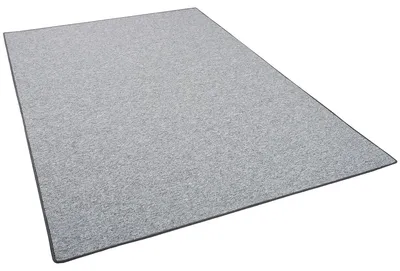 Produktbild von Feinschlinge Schlingenteppich Velours Teppich Modern Einfarbig, Größe:160x200 cm, Farbe:Silbergrau