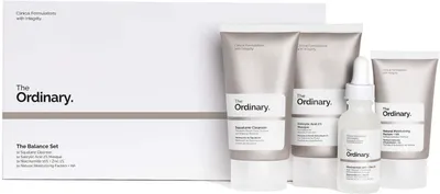 Produktbild von The Ordinary The Balance Set Squalane Cleanser 50ml/Salicylic Acid 2% Masque 50ml/Niacinamide 10% + Zinc 1% 30ml/Natural Moisturizing Factors + HA 30ml 160 ml