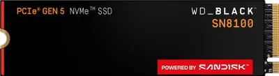 Produktbild von HDSSD M.2 1TB WD Black™ SN8100 NVMe PCI5.0
