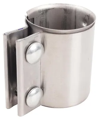 Immagine prodotto di Morsetto in acciaio inossidabile per tubo di scarico, dimensioni 63 x 87 mm