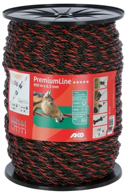 Immagine prodotto di AKO Weidezaunseil PremiumLine 400 m, 6,5 mm dicke Kupferleiter