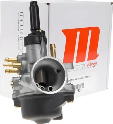 Produktbild von Motoforce Racing Vergaser 17,5mm, vorbereitet für E-Choke kompatibel mit Peugeot (HD: 95, ND: 38, A2)