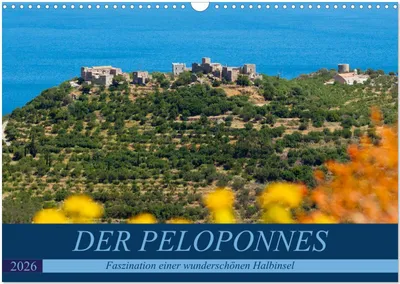 Produktbild von DER PELOPONNES (Wandkalender 2026 DIN A3 quer), CALVENDO Monatskalender