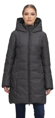 Produktbild von Ragwear AMARRI Damen Frauen Mantel,Parka,Steppmantel,lange Jacke,Stehkragen,wass
