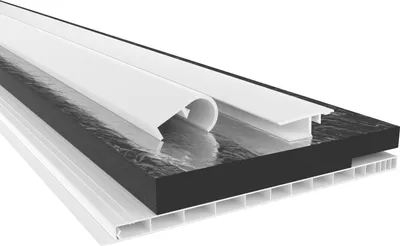 Produktbild von HEXIM PVC Rollladenkastendeckel Komplettset, Rollladenkastendeckel, Aufnahmeprofil & Rollladentraverse, Länge: 1000 - 2000mm, Breite: 120 - 320mm, Deckel Jalousie (195mm x 1,4 Meter)