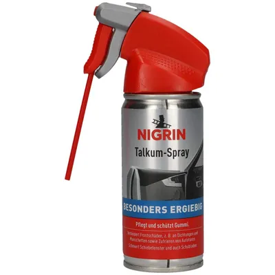 Produktbild von Nigrin Talkum-Spray 100ml Schmiermittel Gummi-Pflege Dichtungen Manschetten etc