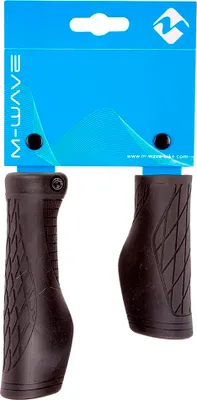 Zdjęcie produktu dla Chwyty M-Wave Cloud Ergo Fix, para 132 mm/132 mm, czarne, Messingschlager, 410054