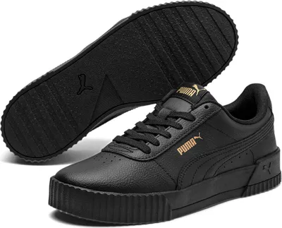 Produktbild von PUMA Carina L Damen Sneaker puma black/puma black/puma team gold 42.5