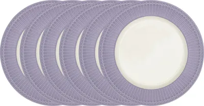 Produktbild von Greengate Alice Speiseteller lavender 26,5 cm 6tlg