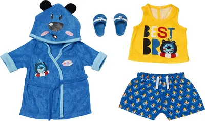 Produktbild von BABY born Bath Deluxe Boy Outfit, Puppen-Kleiderset, 3 Jahr(e), 425 g
