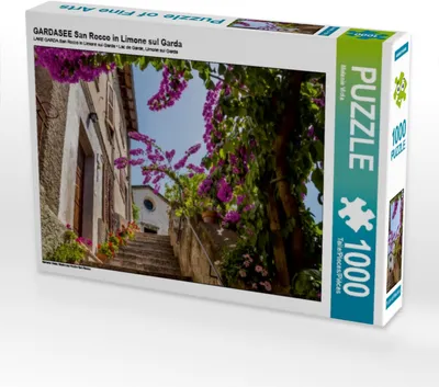 Produktbild von Calvendo GARDASEE San Rocco in Limone sul Garda 1000 Teile Puzzle quer 640x480mm, Viola Melanie; 7293055
