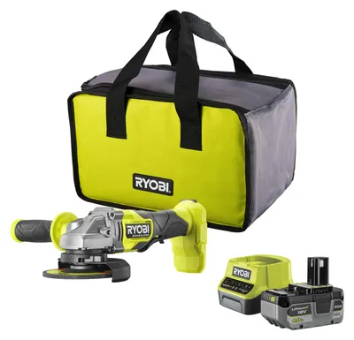 Produktbild von RYOBI 18 V ONE+ Brushless Akku-Winkelschleifer RAG18BL-1C40SL, Scheibendurchmess