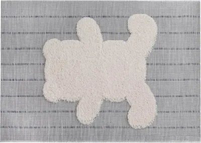 Produktbild von Primaflor Kinderteppich NAVAJO - Teddy Bear - 135x190cm - Spieteppich in 3D Optik für Jungen und Mädchen