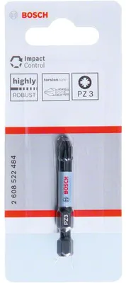 Image de Bosch  Impact  Control  PZ3  Embout  de  vissage,  1  pièce  -  2608522484